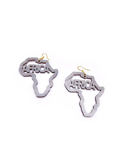 Earrings Hand cut Africa